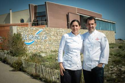 Le Grand Cap &amp; Aphyllanthe Leucate · Chef Erwan Houssin et les équipes