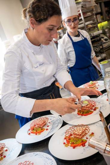 Le Grand Cap &amp; Aphyllanthe Leucate · Chef Erwan Houssin et les équipes